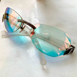 90s IRIDESCENT CHANEL SUNGLASSES